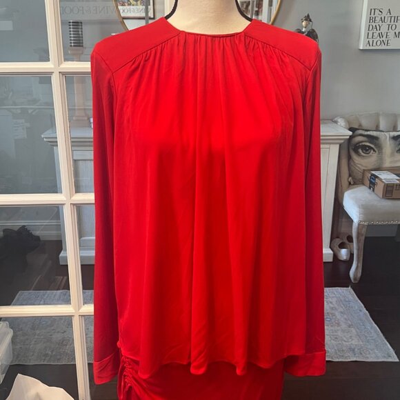 Zara Woman Red Shirt - Picture 1 of 7